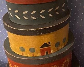 Painted Shaker Boxes