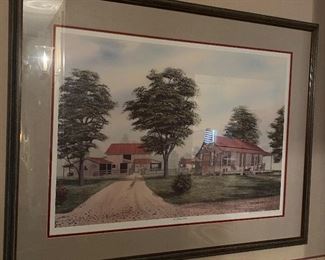 Signed and Numbered "St. Helena Farm" William Nichols