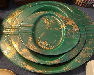 Stacking Mid-century Ashtrays