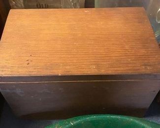 Wooden File Box