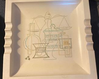 Mid-century Pharmacy Themed Ashtray