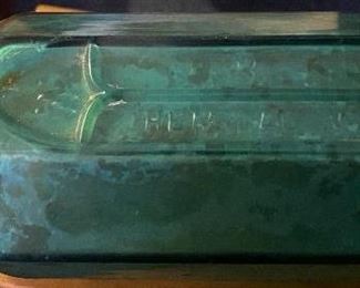 Old Embossed Panel Medicine Bottle