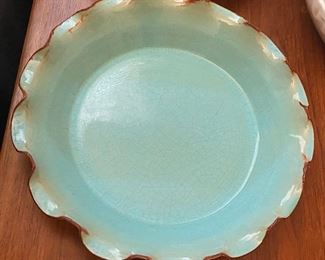 N.C. Pottery Pie Plate (Damage)