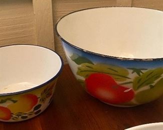 Enamelware Bowls 