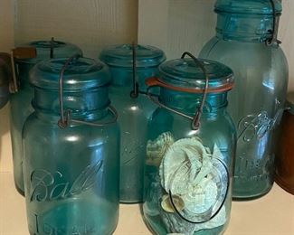 Blue Ball Jars