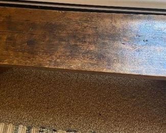 Primitive Wooden Bench