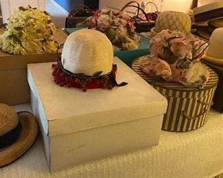 Ladies Hats with Boxes