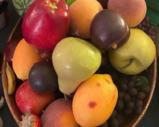 Copper Bowl with Fruit