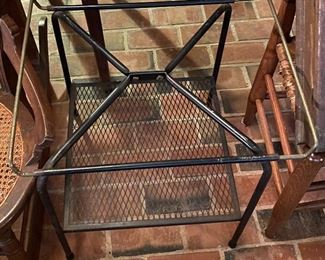 Mid-century Metal End Table