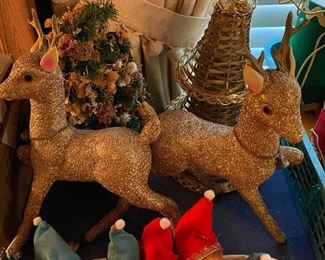 Vintage Christmas Reindeer