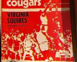 Assorted ABA Carolina Cougars Programs