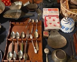 Assorted Old Kitchen Items and Collectibles