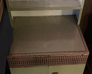 Child's Metal Toy Kitchen Cabinet