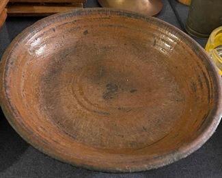 Randolph County Pottery Dirt Dish