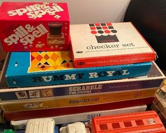 Vintage Board Games Including Ouija