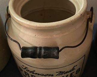 Stoneware Preserve Jar