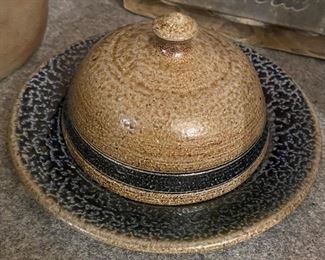 Old Jugtown Pottery Butter Dish