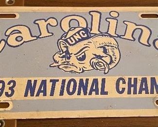 1993 Tarheel Championship Plate