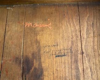 Name on Inside of Drawer (Morris)