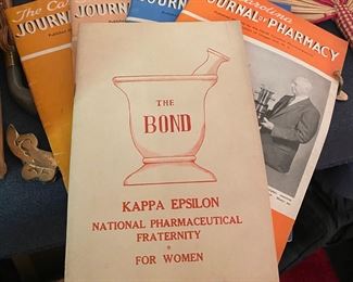 Old Carolina Journal of Pharmacy Booklets/Kappa Epsilon Pharmaceutical Fraternity for Women Booklet