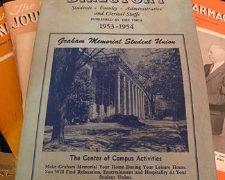 1953-54 UNC Chapel Hill Student Directory