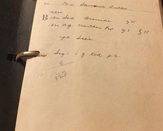 UNC Dispensing Department Notebooks