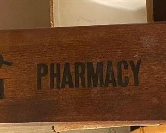 UNC Fraternity Paddle 1954 Pharmacy