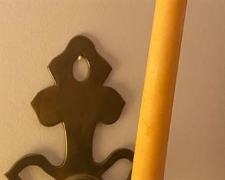 Pair of Brass Candles Sconces