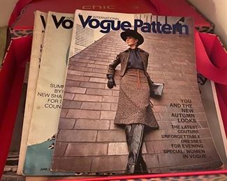 Vintage Vogue Pattern Magazines