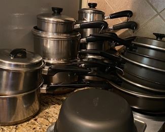 Assorted Cookware (Miracle Maid and Revere Ware)