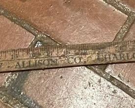 Old Advertising Yard Stick from High Point, N.C.