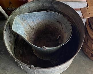 Coal Bucket/Galvanized Tub