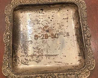 Small Sterling Tray