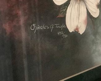 Floral Print by Charles A. Towle