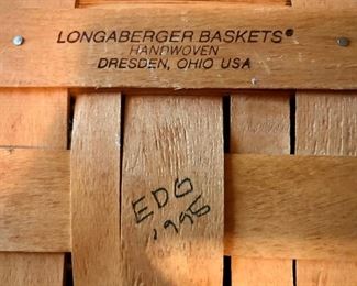 Large Longaberger Basket Collection