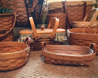 Large Longaberger Basket Collection