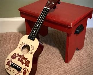 Leolani Ukulele and Stool