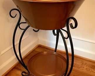Beverage Tub and Tray Stand