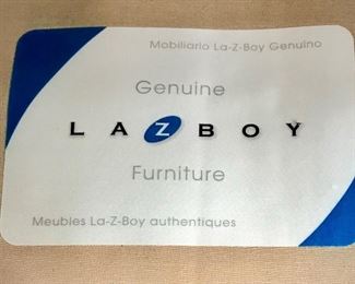 Lay-Z-Boy Leather Recliner, Set of 2