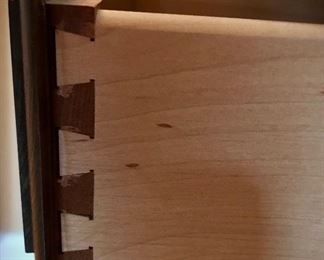 Dropleaf Side Table Dovetail Detail