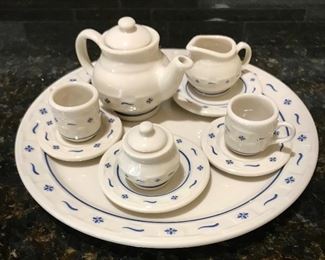 Child's Longaberger Tea Set