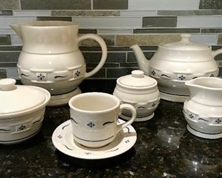 Collection of Longaberger Pottery and Dishes