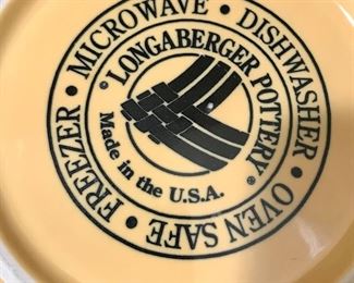 Collection of Longaberger Pottery and Dishes