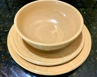 Collection of Longaberger Pottery and Dishes