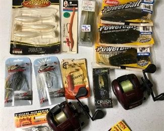 Fishing Lures, Reels, and Accessories