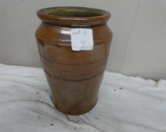 Incised Decor Jar unknown maker #4
