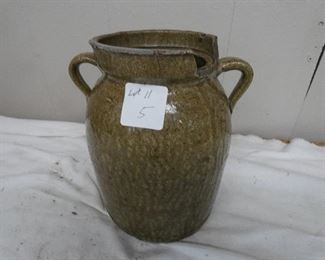 2 Handle Lanier Co. #5      Big chip on Rim of #5