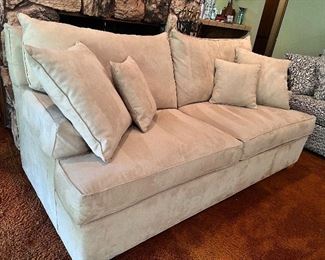 Contemporary Creme Sofa