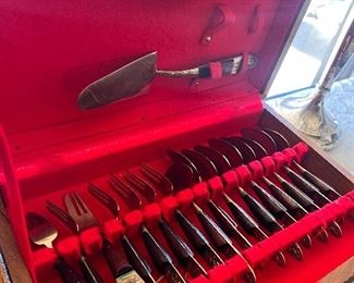 Brass and Rosewood Desert set