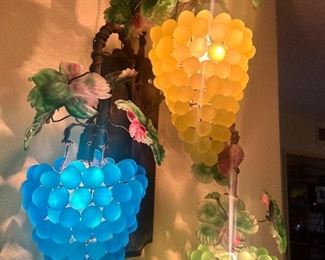 Murano grape cluster sconce to match lamp!
